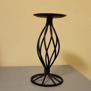 Black Metal Candle Holder